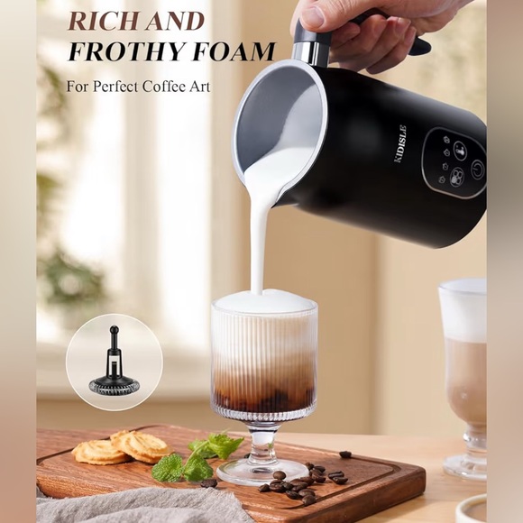 💖Milk Frother and Steamer Temperature Control for Lattes/Hot Chocolate/Coffee - Picture 2 of 14